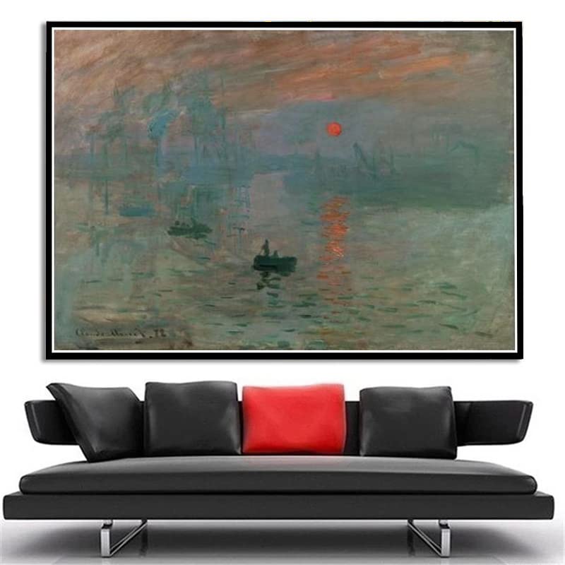 YSCOLOR Diamond Painting 5D Full Drill – Claude Monet Donna In Giardino – Kit Fai Da Te 30x40cm - 2