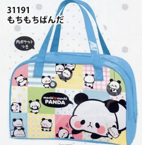 Amazon Co Jp ボストン型プールバッグ モチモチパンダ ビニールバッグ ビーチバッグ スポーツ アウトドア