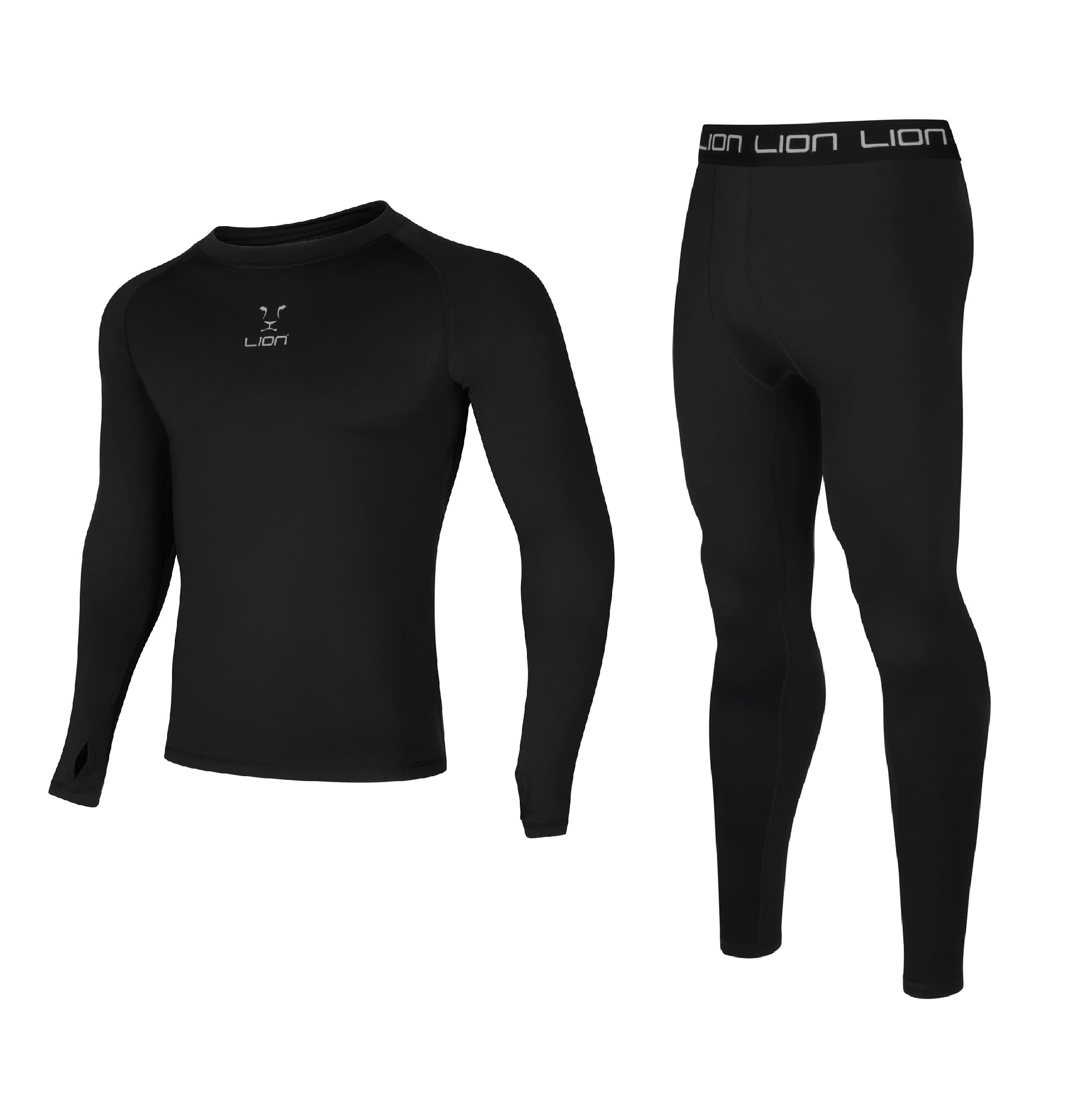 Conjunto de compresión térmica para niños, ropa deportiva con forro polar para niños y niñas, ideal para fútbol, rugby, correr y actividades en clima frío