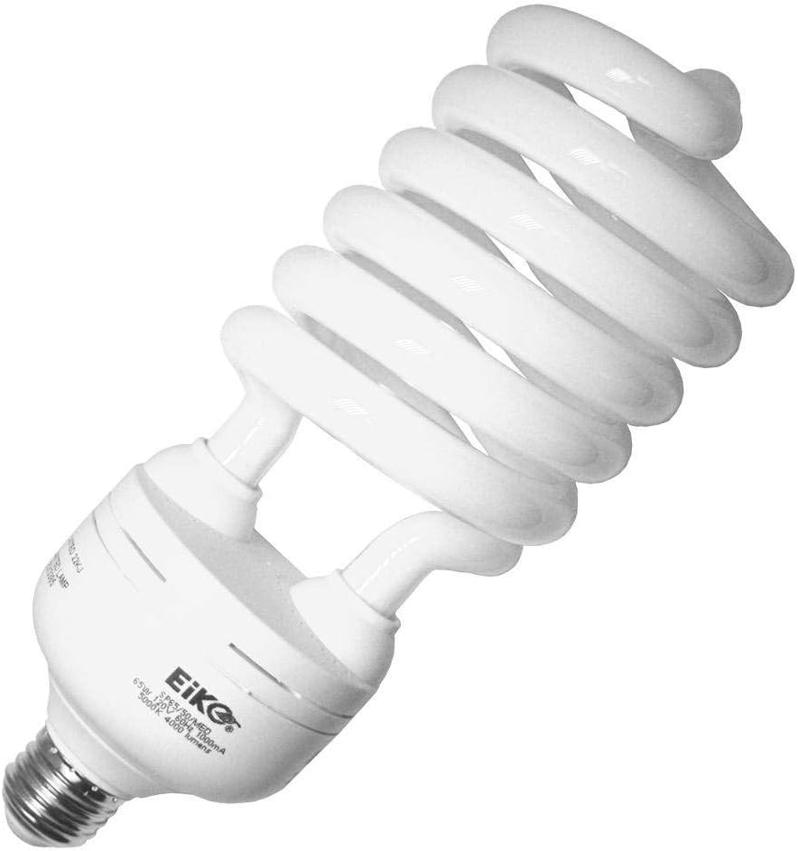 Eiko SP65/50/MED 65 Watt Compact Fluorescent Spiral Light Bulb