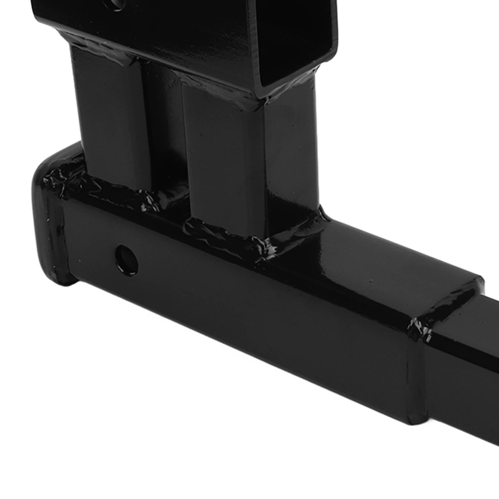 Cocoarm Adapter Podwójnego Zaczepu Stal Stopowa Adapter Zaczepu Przyczepy 2-calowy Podwójny Odbiornik 4000 Funtów GTW 400 Funtów TW Przedłużenie Wzniosu do Przyczepy RV Pojazd Terenowy Zastosowanie w