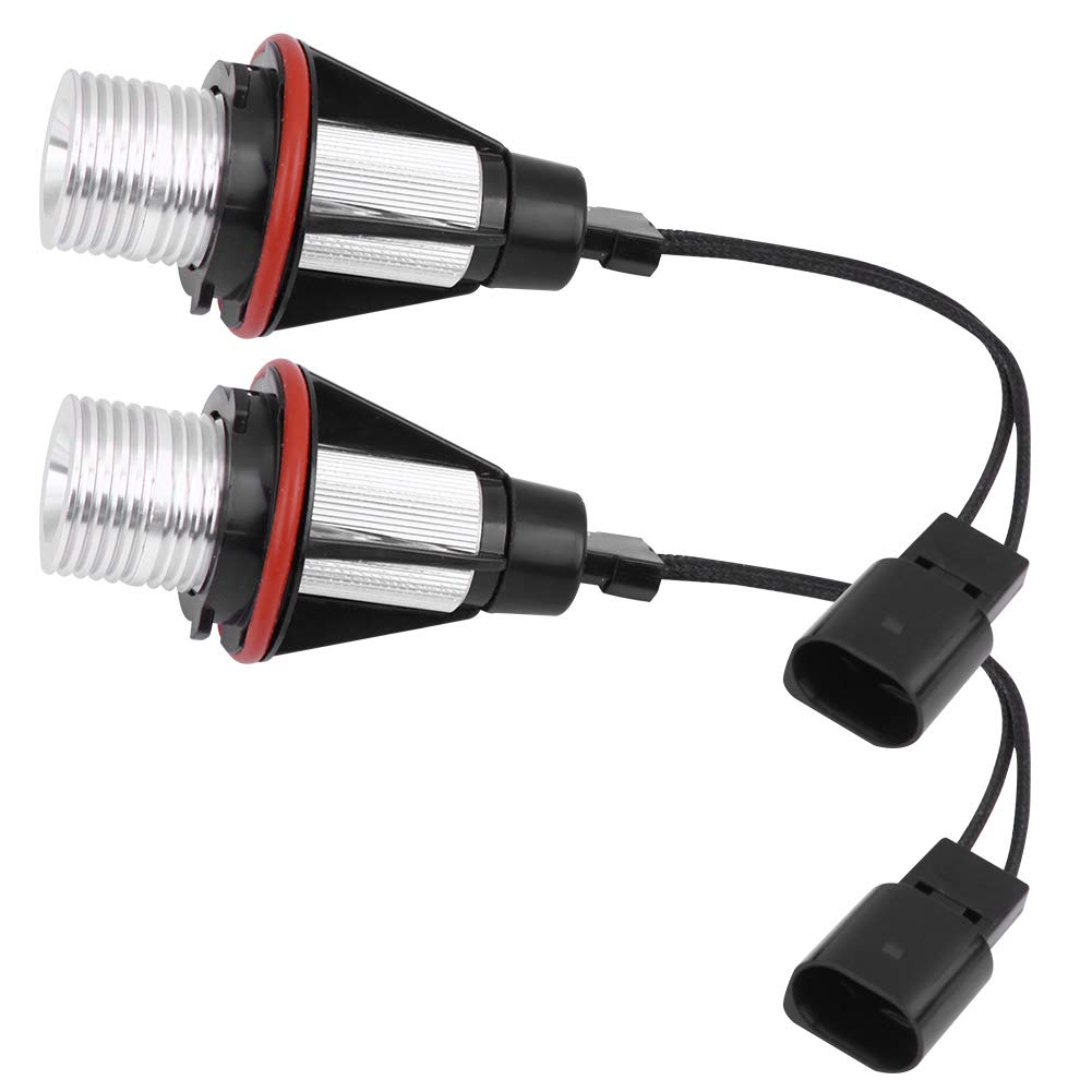 Ampoule E60 Angel Eye, pour BMW Angel Eyes 2pcs Voiture Lumineuse 6000K 5W Angel Eyes LED Lampe pour E60 E61 E39 E53 pour BMW E60 Ampoule Angel Eye