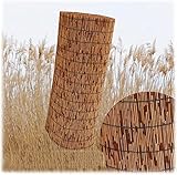 yeSQMI Bambuszaun, Garten-/Windschutzscheibe, Sichtschutz, Schilfrohr, umweltfreundliche Schilfzaunplatten, Schilfzaunrollen, Verdunkelungs-Sonnenschutz, für Außenbereich/Villa/Restaurant