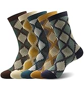 AIMERDAY Crew Socks for Women Ankle High Thick Knit Soft Cotton Womens Everyday Casual Socks Comf...