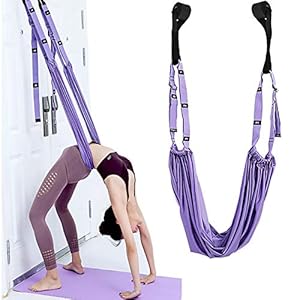 Fuxunamz Yogagurt Beinstretcher Dehnungsband, Lila 1 Stück