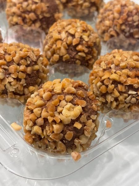 Miniatura 5 de Bolas de queso Carbolicious bajas en carbohidratos con corteza de nuez, aprobadas por Keto, crujientes sabrosas, 9 piezas, certificado Kosher de 8.6