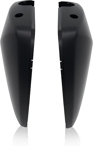 Miniatura 4 de TORQUE Cubierta de espejo de puerta de repuesto para Volvo VNL 2004-2018 semi camiones negro mate curvado juego de cubierta curva lado izquierdo LHD