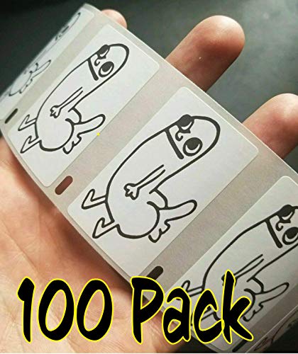 Dickbutt Stickers 100 Pack Penis Sticker Decal YouTube Reddit Dick Butt Hard hat Man Guy