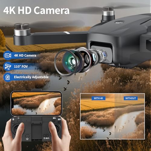 Toladrone Drone met 4K Camera GPS Drones voor Volwassenen Automatische Terugkeer 5G WiFi Real-time Transmissie Borstelloze Motor, Opvouwbare Quadcopter voor Beginners, TL16GPS - Afbeelding 3