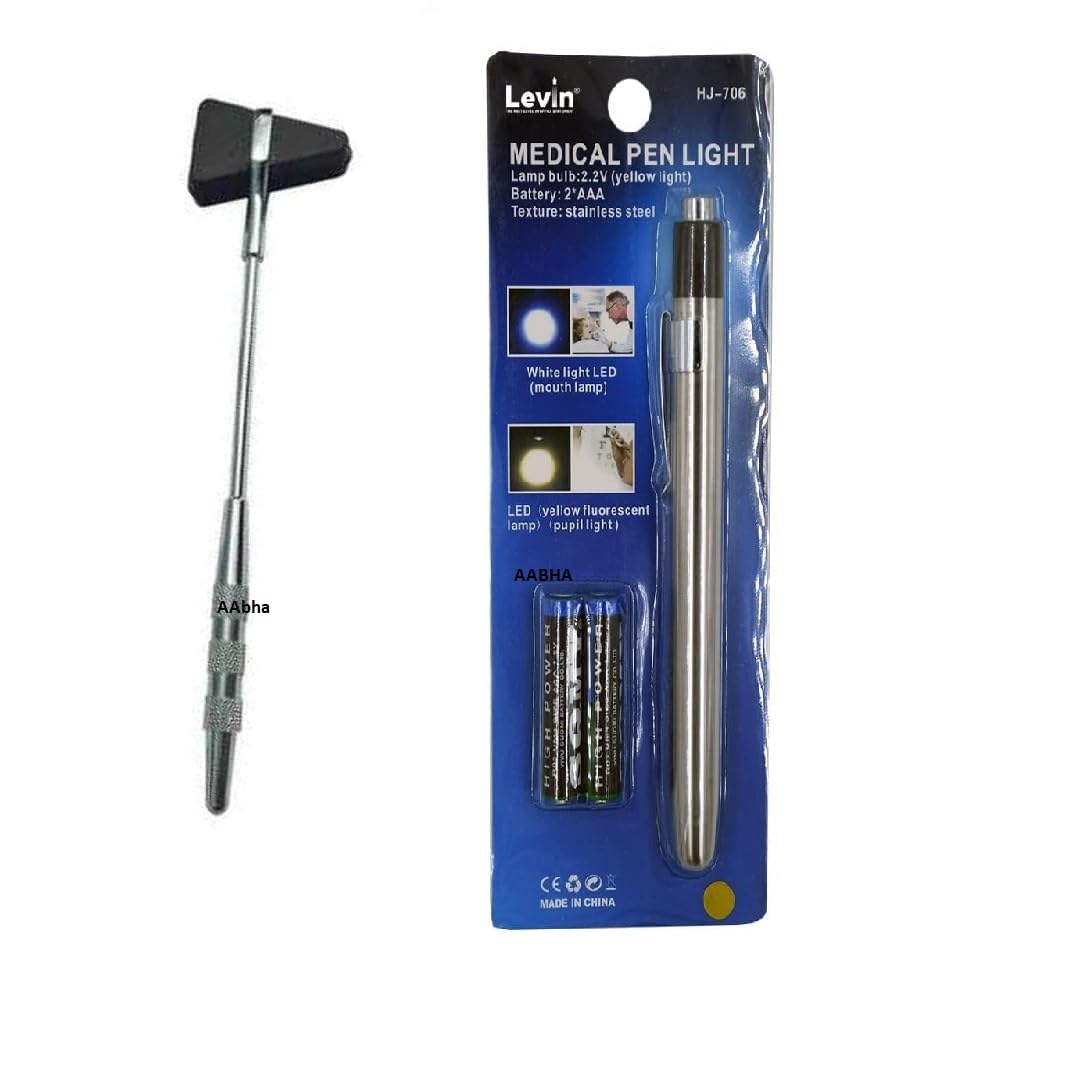 AABHA Combo of Doctor Pen Torch and Knee Hammer for Medical Students and Doctors (B0C954X98H) Amazon Price History, Amazon Price Tracker