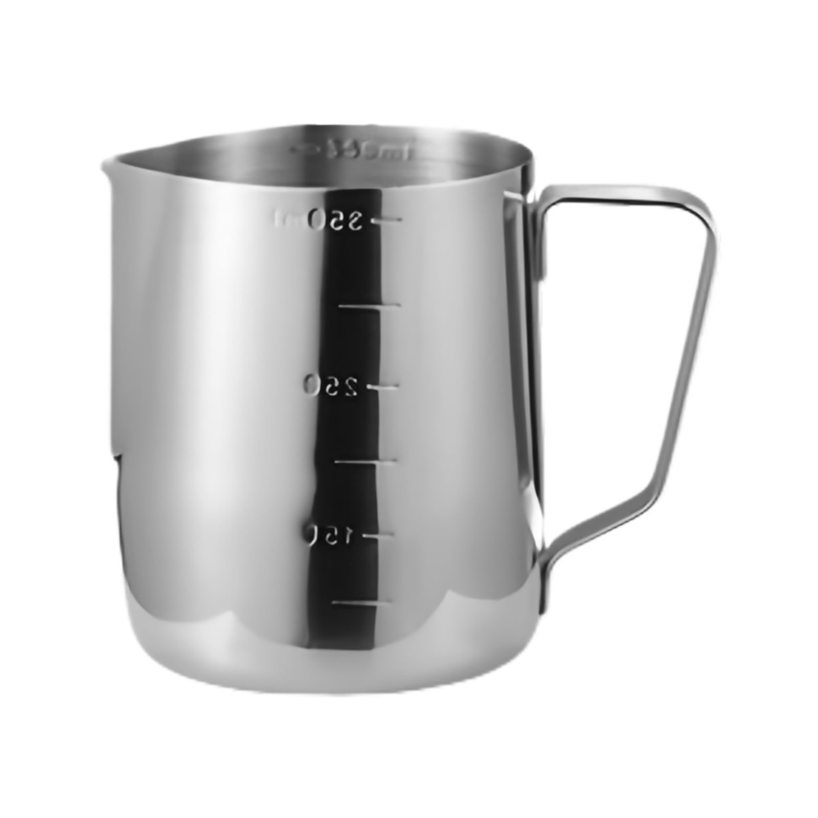 LINYpA66 Stainless Steel Milk Pitcher 350/600/900ml Milk Frothing Jug Stainless Steel Espresso Coffee Cup Sharp Mouth Barista Frother Pitcher Kitchen Cafe Accessories(900ml)