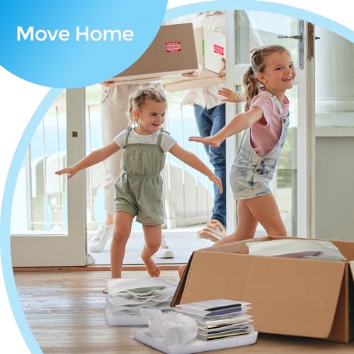 image for Metronic 100pcs Moving Supplies,Foam Pouches(12x12 20,7.5x12 20,7.5x7.