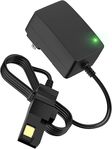 IBERLS Cargador de batería de 12 V para ruedas eléctricas, cargador de repuesto de 12 voltios para juguetes Fisher Price Ride On con batería gris y