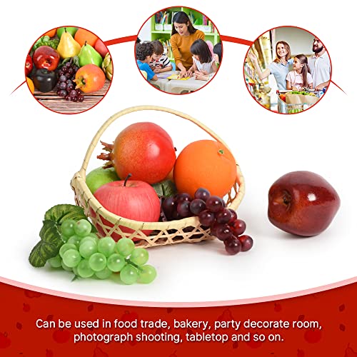 Luckforest LUCKFOREST-041 Artificial Fruits Pack, 8Pcs/Set Mix Fake Fruits Simulation Fruit Set thumb #4