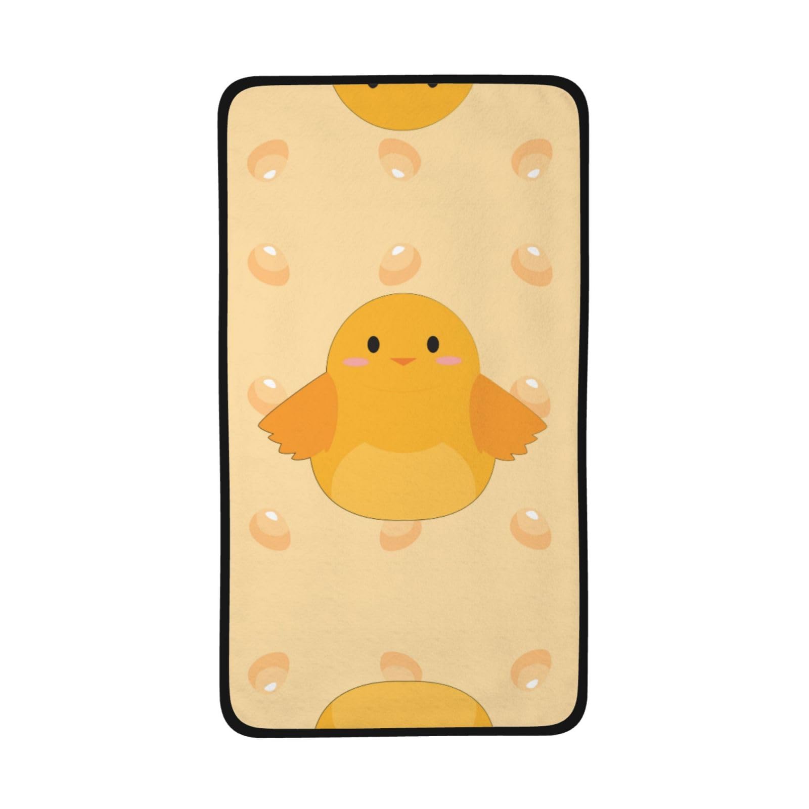 WZYCWB Cartoon Chick Printed Quick-Drying Towel - 16x28 inch Absorbent Sports Towel, Suitable for Travel, Gym, Outdoor Camping, etc.