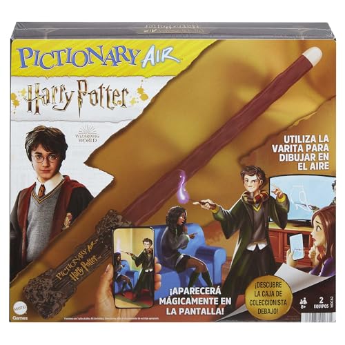 Mattel Games Pictionary Air Harry Potter, ve lo Que dibujas en