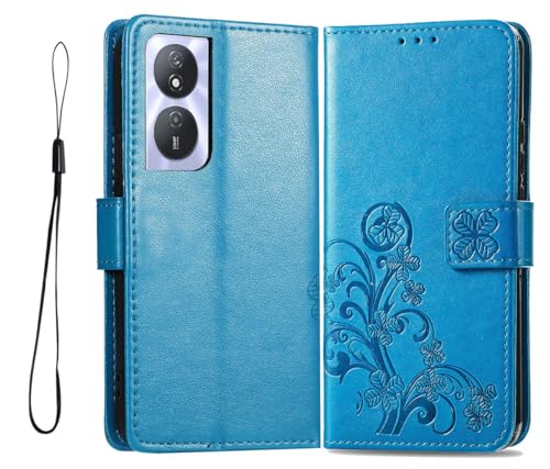 Cover per Honor 90 X7b Custodia Flip PU Pelle TPU Portafoglio Custodie con Stand & Carte Slot & Disegni Rilievo Chiusura Magnetica Telefono