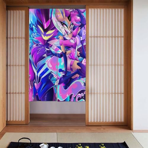 ヘルヴァ・ボス のれん ドアカーテン ーテン 日本製 洗える 遮光 プライバシー保護撥水加工 おしゃれ 和風 リビング 玄関 キッチン 店舗用 半透明 通気性 軽量 簡単取り付け フック付属