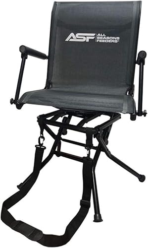 ASF All Seasons Feeders - Silla plegable EZ - Asiento resistente a la intemperie con marco de acero