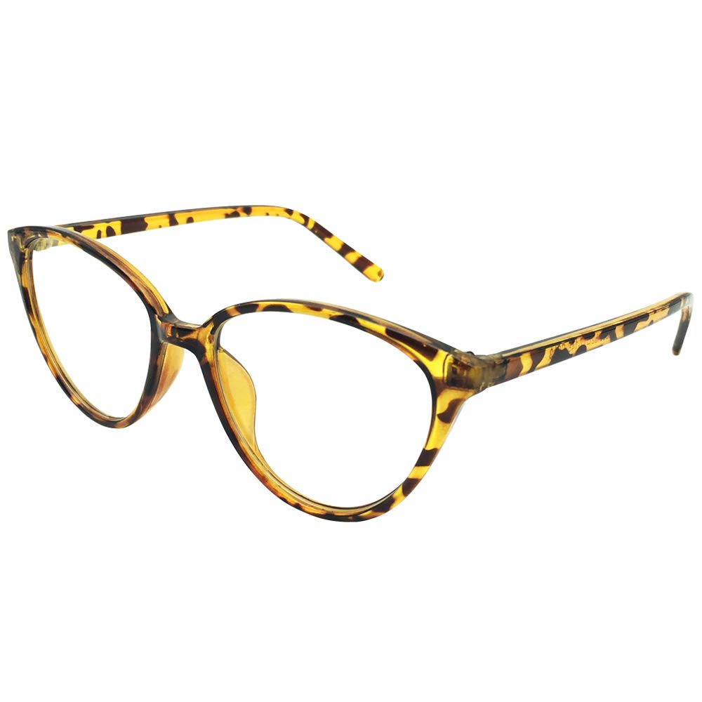 Southern Seas Women's Tortoiseshell Computer Reading Glasses +2.50 Cateye Style Readers Anti Blue Ray Anti-Glare