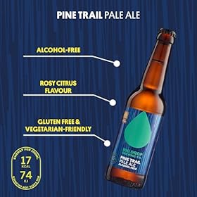 Big Drop Pine Trail Pale Ale - Naturally Brewed Alcohol Free Pale Ale with a Citrusy Bite - Vegetarian & Gluten Free (12 x 330ml Bottles) – Big Drop Brewing