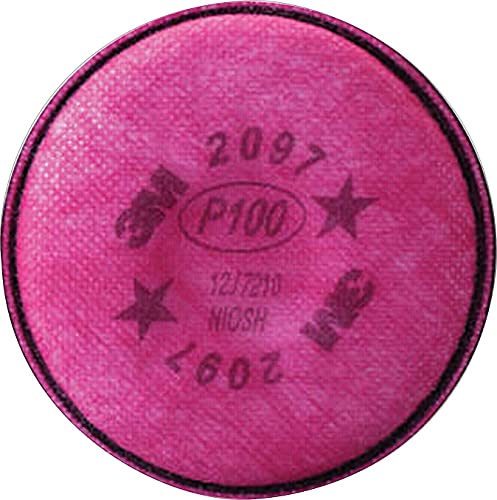 3M 2097 P100 Particulate Filter with Organic Vapor Relief, 1 Pair