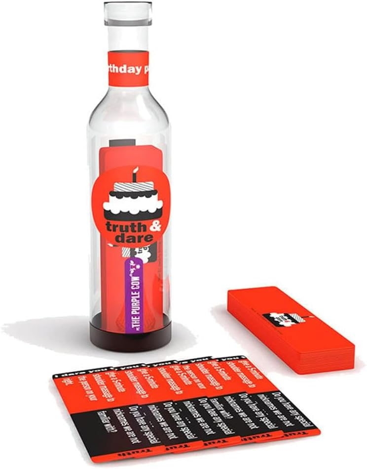 Truth & Dare Card Game - Birthday. The Perfect Birthday Party Game. Get to Know The Birthday Star and Have Fun with Silly Dares. Great for Birthdays with up to 10 Players. Tweens Will Love This!