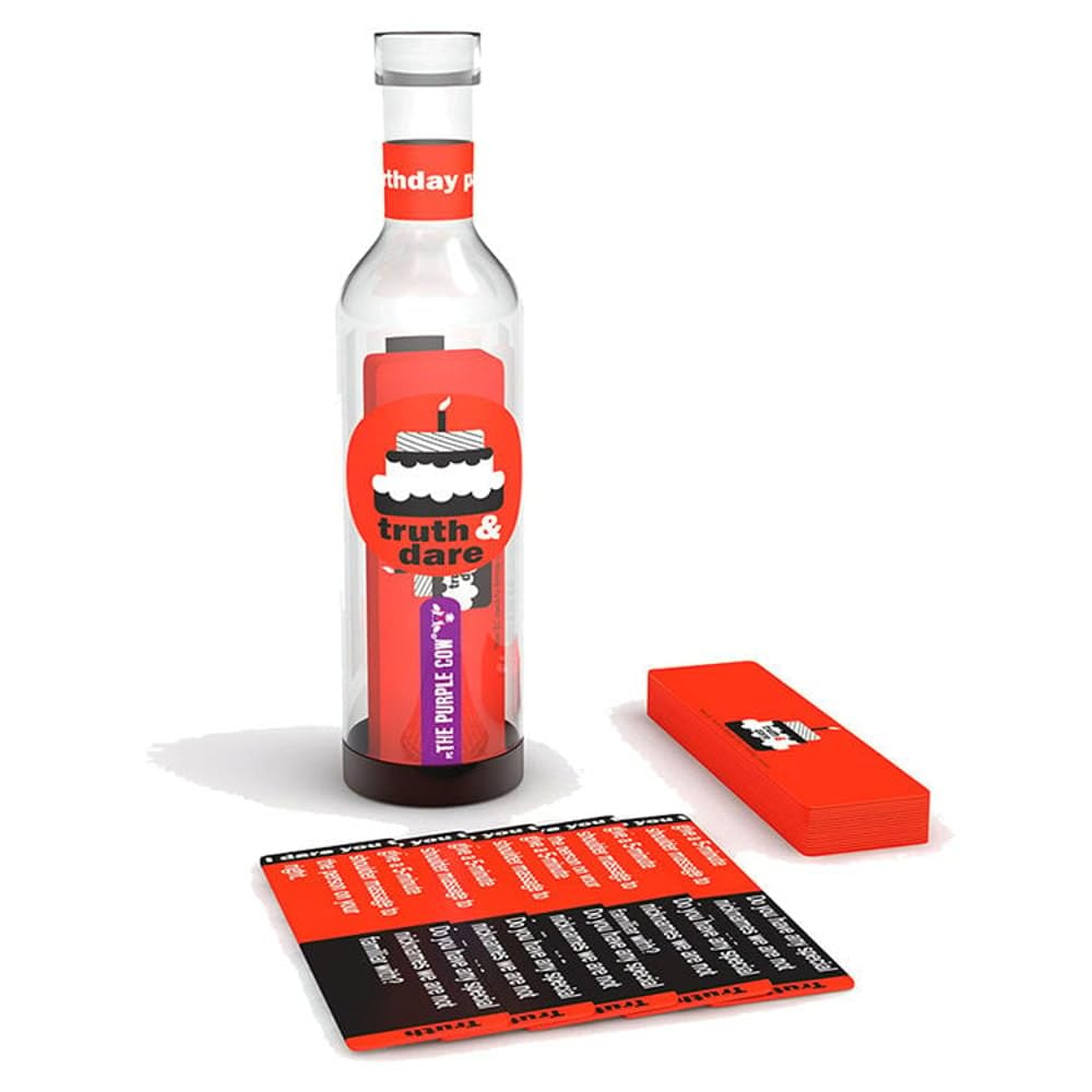 Truth & Dare Card Game - Birthday. The Perfect Birthday Party Game. Get to Know The Birthday Star and Have Fun with Silly Dares. Great for Birthdays with up to 10 Players. Tweens Will Love This!