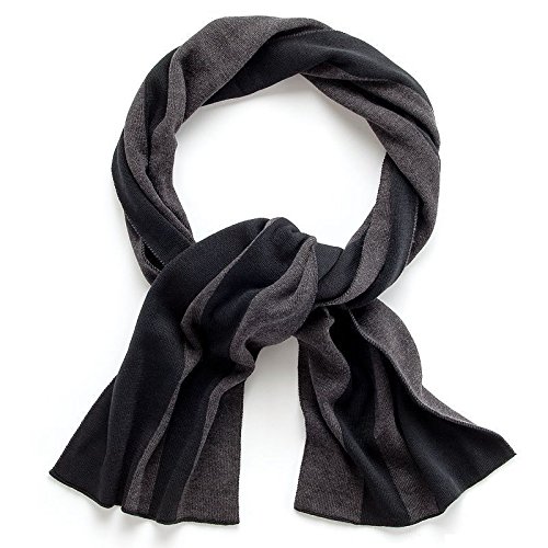 Apt.9 Men's, Women's Scarves Fashion Fringe Shawl Scarf Striped Grey, Black 10