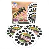WARM FUZZY Toys Insects Reels for Viewfinder – 3 Slides with 21 HD 3D Images, Bug Wildlife Refill Discs for Kids & Adults, Retro Classic Educational Toy Accessory