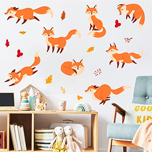 Vinilos Decorativos Animales Zorro para Pared y Muebles miniatura 1