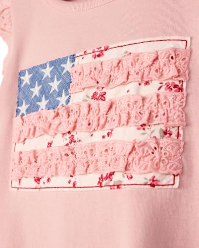 Image of Gymboree Girls' and Toddler Flutter Sleeve T-Shirt