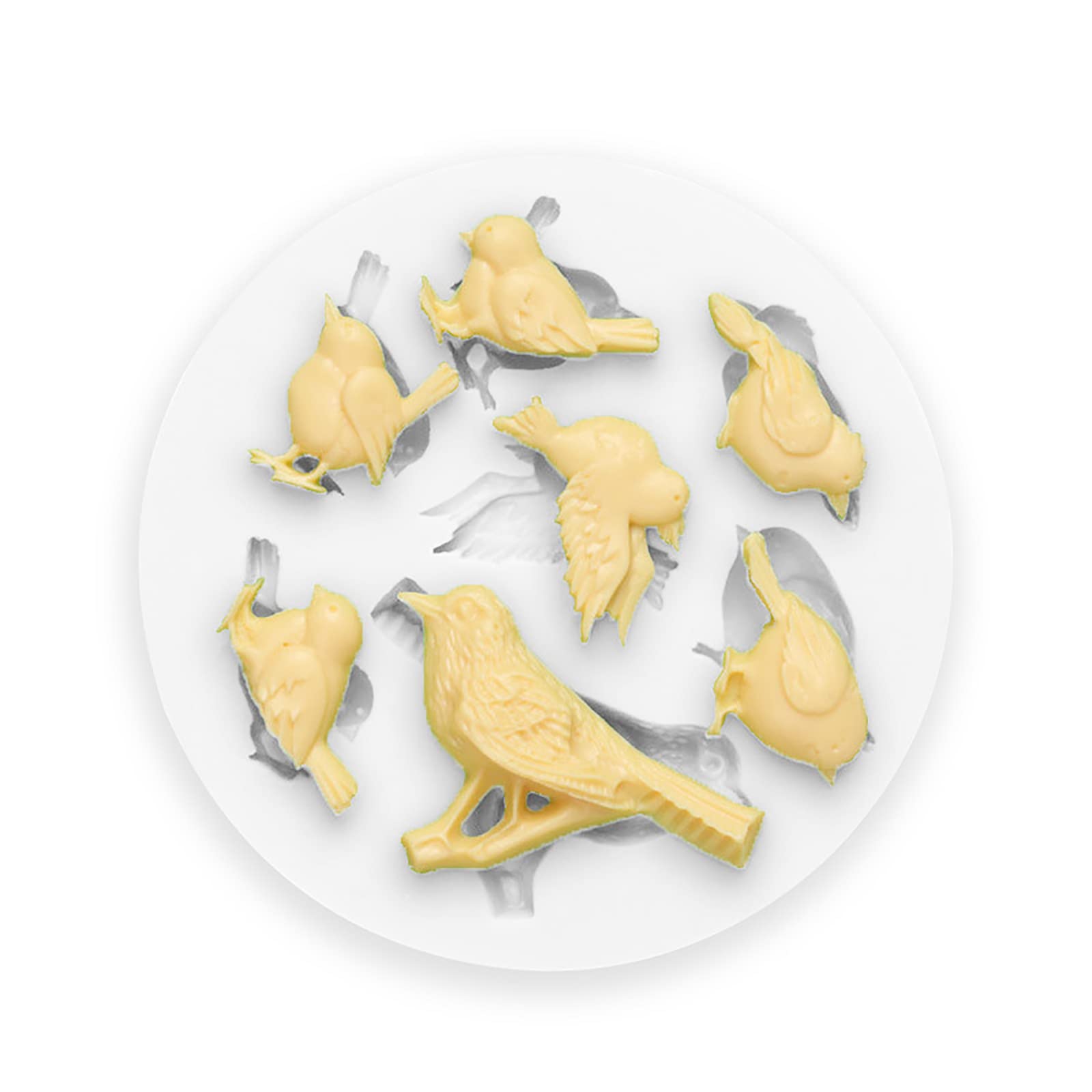 Moule silicone Pavodécor - Décor circulaire jardin - 2 empreintes