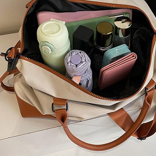 Bolsa de lona para gimnasio Mass Beauty: estilo y resistencia al agua para el fin de semana de chicas 5