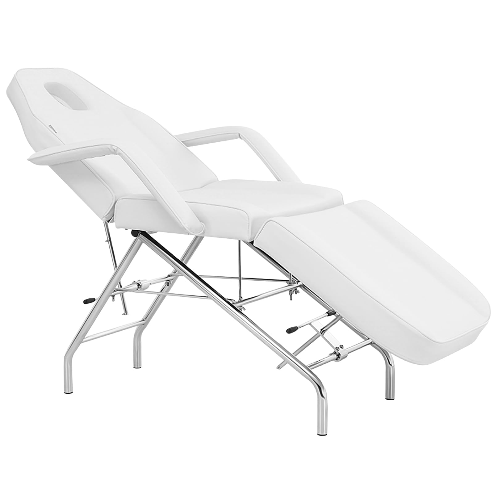 Physa Kosmetikliege 183 x 60 x 70 150 kg weiß Behandlungsliege Kosmetikstuhl Therapieliege Tattooliege
