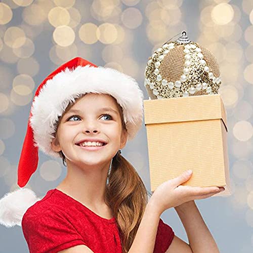 Bolas de Natal Bolas inquebráveis ​​para árvore de Natal, 5 peças de enfeites de bola de Natal, enfe