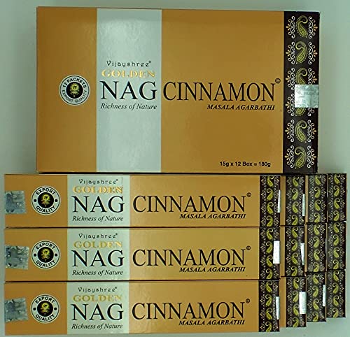 Qaromas Golden Nag Cinnamon 12x15g