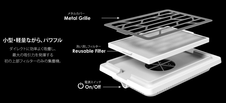 Amazon.co.jp: SHAREYDVA シンプル サイクロン集塵機 SLONE ネイル