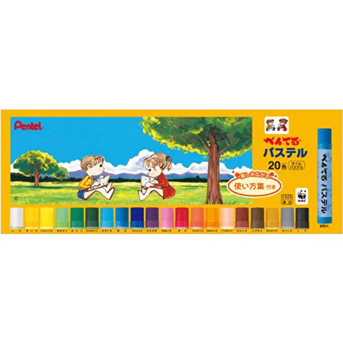 パステル画 友情テーマ 16/200 Amazon.co.jp: ぺんてる パステル GHSR-20 20色 : 文房具