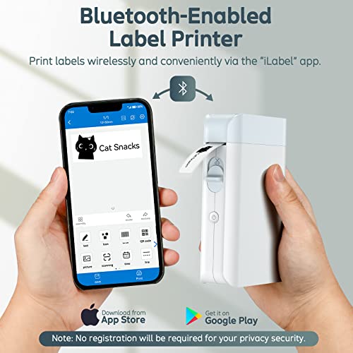 image for SIRRBTER Label Maker Machine, Handheld Sticker Label Printer with 1 Ro