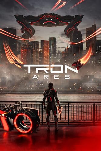 Tron Ares Movie Poster 24x36 Futuristic Sci-Fi Action...