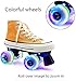 Nezylaf Light Up Roller Skate Wheels 8 Pack, 78A Hardness LED Skateboard Wheels with Premium ABEC-9 Bearings, Illuminating Roller Skate Accessories for Outdoor Indoor Quad Skates