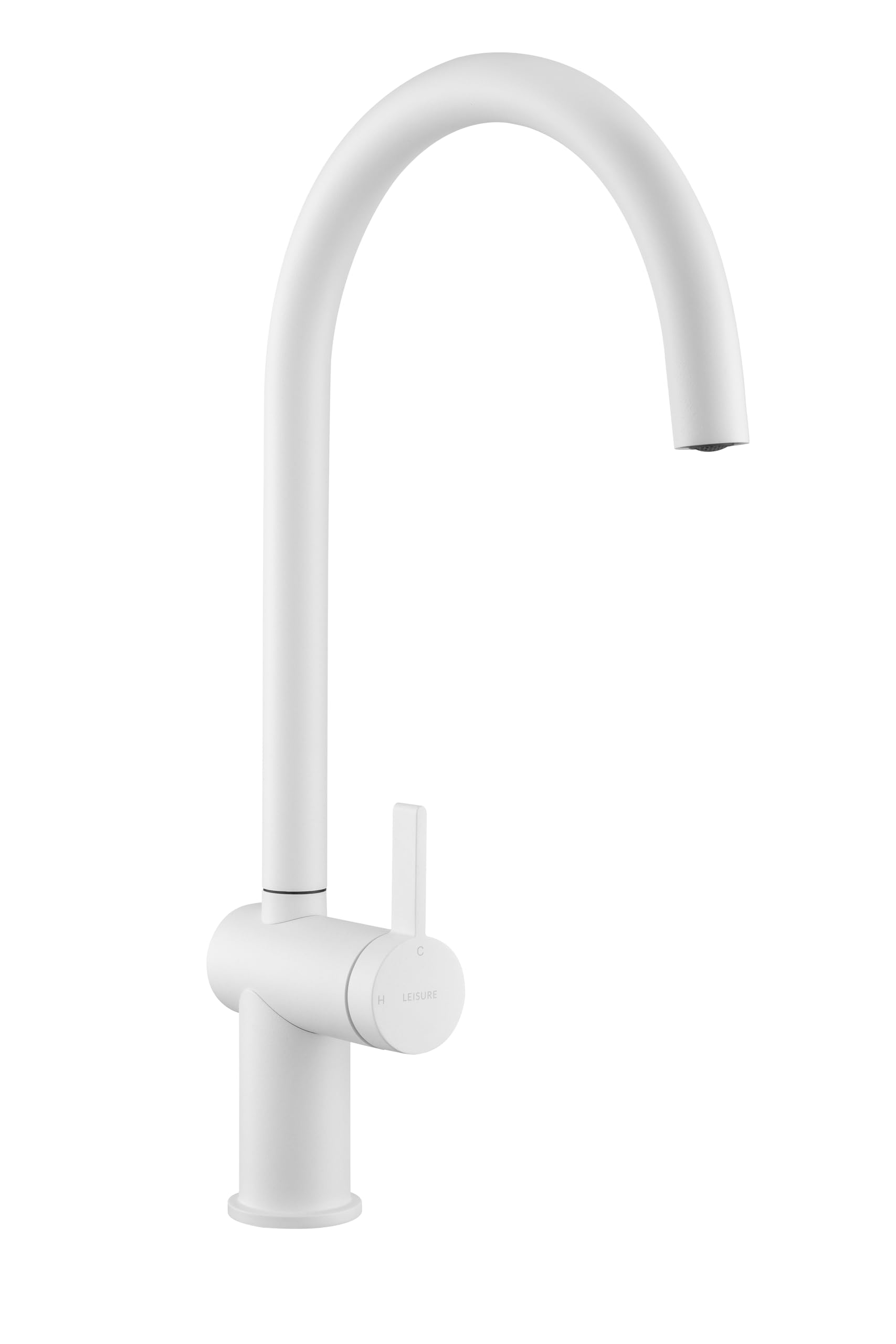 Leisure TAQSTONESLWH/AQUASTONE Single Lever TAP White Kitchen