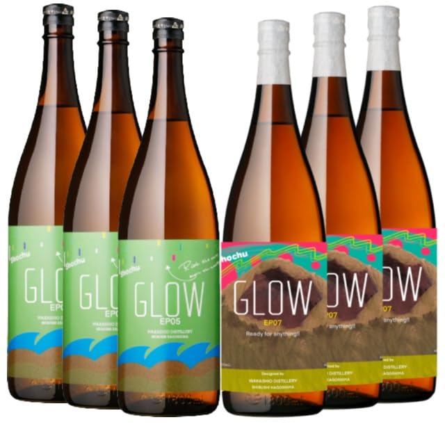本格焼酎GLOW EP05　　6本　1800㎖　25度 GLOW EP05 25° 1800ml｜焼酎,鹿児島)若潮/千亀女｜利田屋