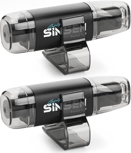 Herramienta de corte de cinturón de seguridad para romper ventanas de automóvil, herramienta de martillo de seguridad de emergencia para romper Negro