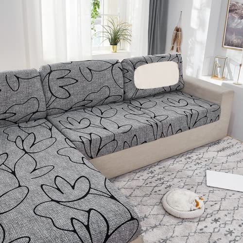 Funda de sofá elástica universal lavable para proteger asientos de 3 y 4 plazas 3