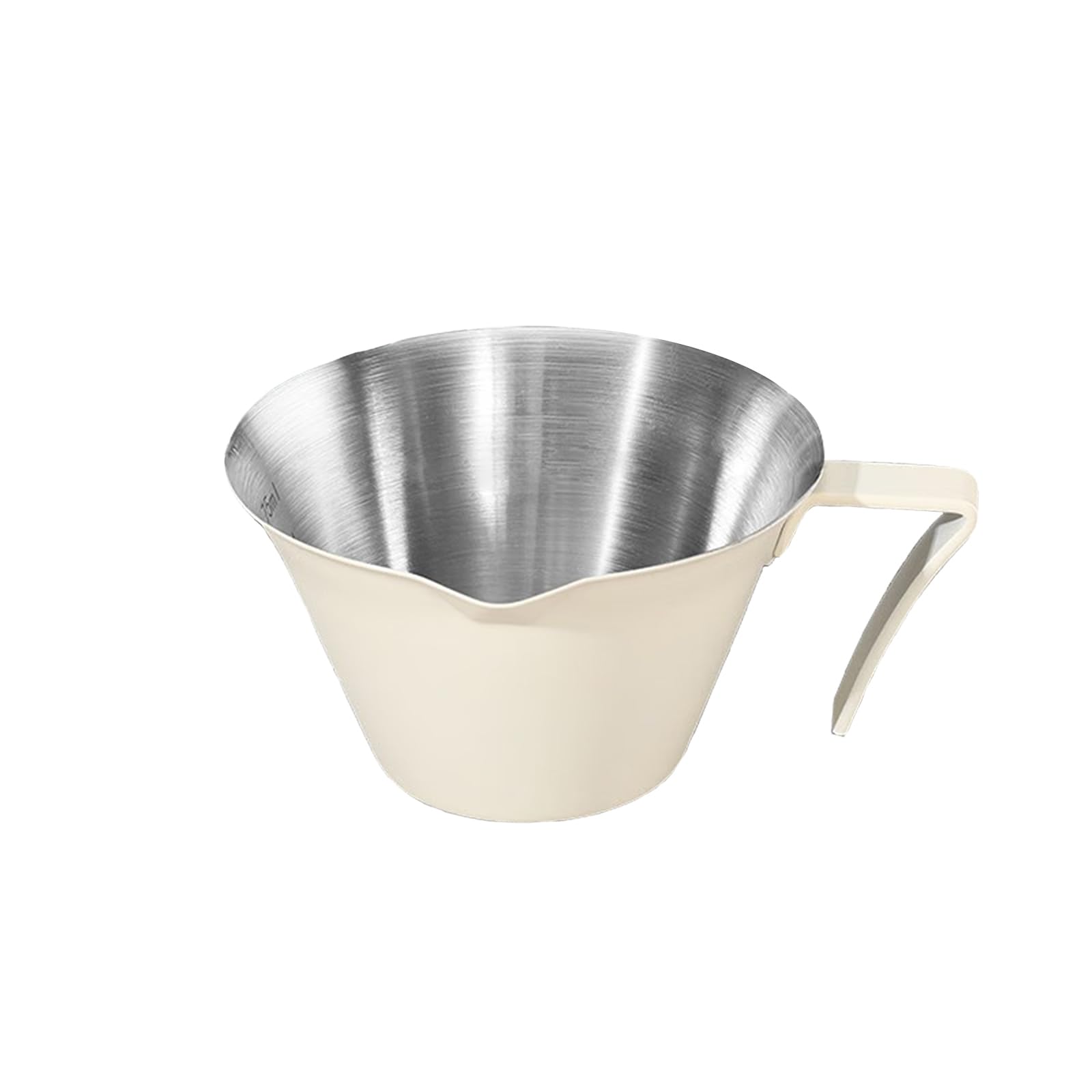 AQDBEI Stainless Steel Espresso Cup With Handle and Spout 3oz Espresso Shot Cups Scale Marks Metal Measuring Cups Espresso Pouring Pitcher Coffee Accessories