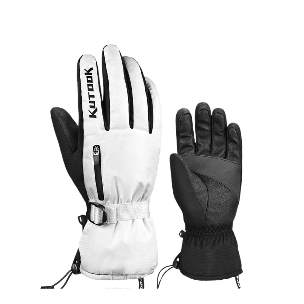 Skihandschuhe Winter Thermo Fahrrad Radfahren Snowboard Handschuhe Touchscreen Wasserdicht für Fahrrad Motorrad Ski Zubehör