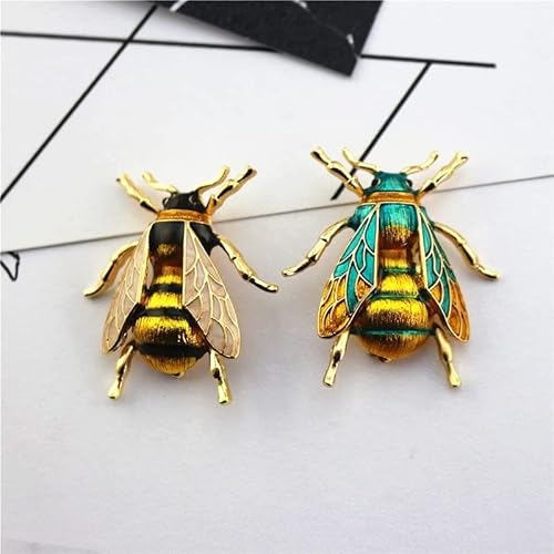 QIPON Spilla Scolpi smaltati Bumblebee Brooches