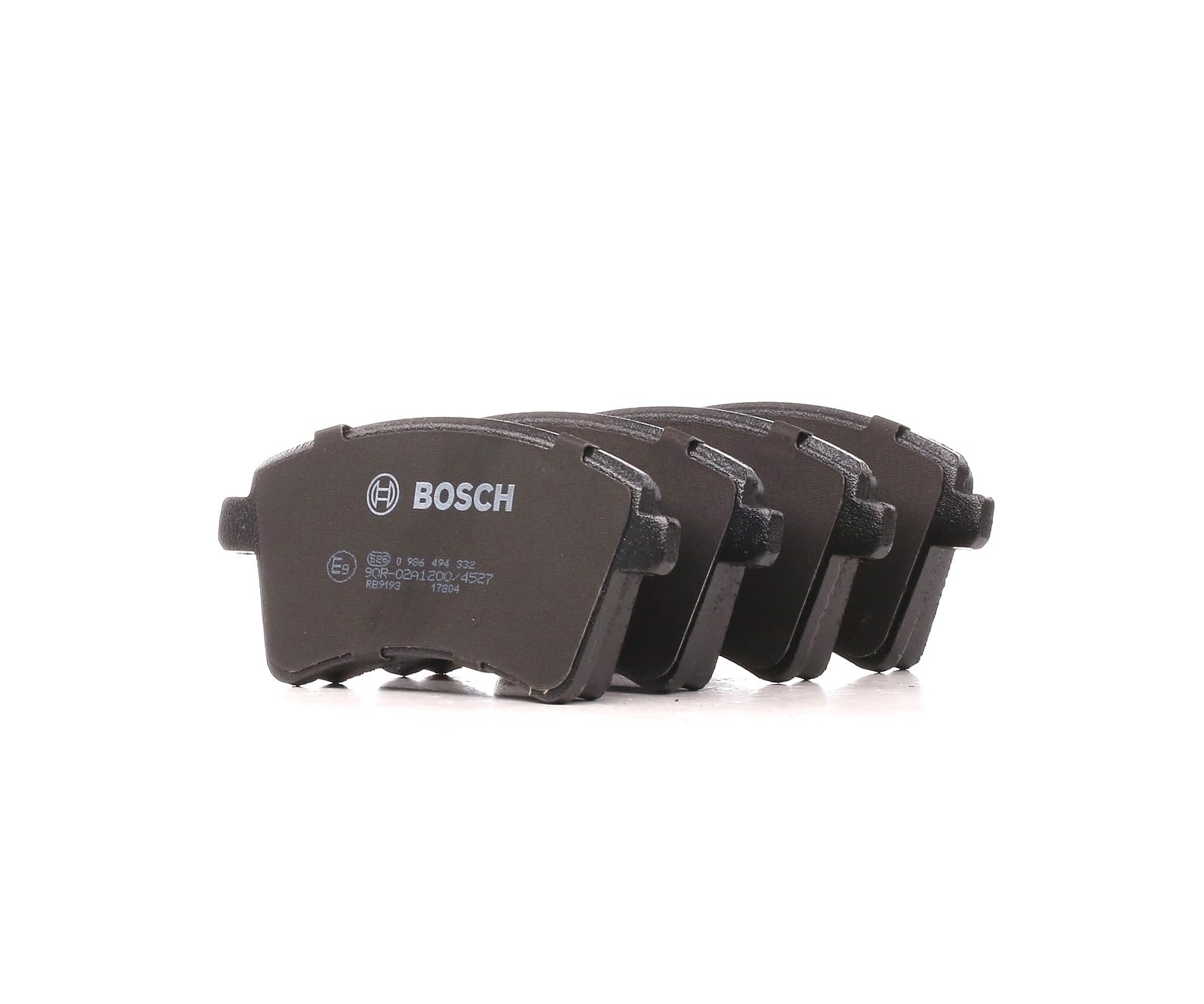 Bosch BP1222 - Plaquettes de Frein Avant pour Voiture - Jeu de 4